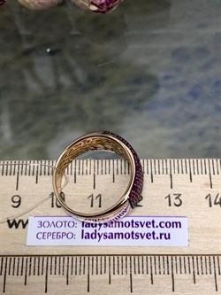 *Кольцо р.19 Розовый Фианит арт. 01-2753/0КЦ2-67-262 вес 7,46 г - фото 286336 *Кольцо р.19 Розовый Фианит арт. 01-2753/0КЦ2-67-262 вес 7,46 г - фото 286336