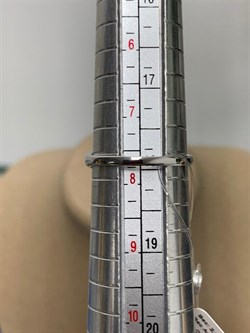 *Кольцо р.18 Белый Фианит арт. 01-0698/00КЦ-00-505 вес 2,75 г - фото 286397