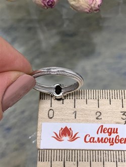 *Кольцо р.18 Дымчатый Кварц арт. 01-2762/БРРТ-00-791 вес 2,73 г - фото 286412