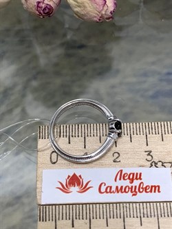 *Кольцо р.18 Дымчатый Кварц арт. 01-2762/БРРТ-00-791 вес 2,73 г - фото 286413