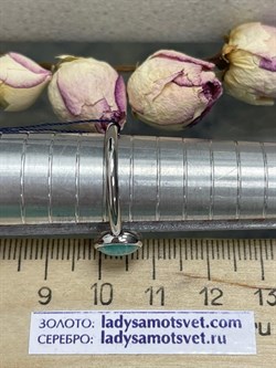 *Кольцо р.18,5 Амазонит арт. 01-2634/0АМЗ-00-045 вес 2,89 г - фото 286441 *Кольцо р.18,5 Амазонит арт. 01-2634/0АМЗ-00-045 вес 2,89 г - фото 286441