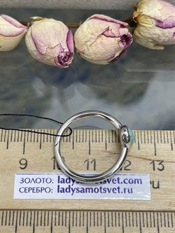 *Кольцо р.18,5 Амазонит арт. 01-2634/0АМЗ-00-045 вес 2,89 г - фото 286442 *Кольцо р.18,5 Амазонит арт. 01-2634/0АМЗ-00-045 вес 2,89 г - фото 286442