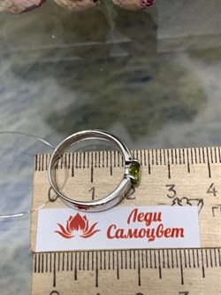 *Кольцо р.18,5 Хризолит арт. 01-0326/00ХР-00-000 Вес 2,68 г - фото 286475 *Кольцо р.18,5 Хризолит арт. 01-0326/00ХР-00-000 Вес 2,68 г - фото 286475