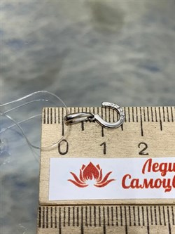 *Кулон Подкова Белый Бр арт. 03-1866/000Б-00-077 вес 0,40 г - фото 286537 *Кулон Подкова Белый Бр арт. 03-1866/000Б-00-077 вес 0,40 г - фото 286537