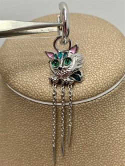 *Серьга Конго Трансформер Кот Эмаль арт. 02-3453/ЭМ93-00-892 вес 3,62 г - фото 287996 *Серьга Конго Трансформер Кот Эмаль арт. 02-3453/ЭМ93-00-892 вес 3,62 г - фото 287996