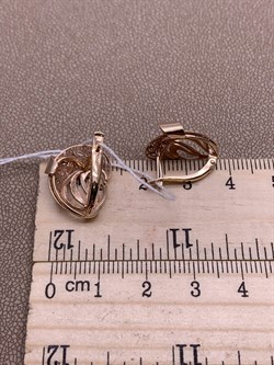 *Серьги цв Красное арт. 02-3839-00-000-1110-65-188 вес 3,45 г - фото 289919 *Серьги цв Красное арт. 02-3839-00-000-1110-65-188 вес 3,45 г - фото 289919