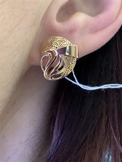 *Серьги цв Красное арт. 02-3839-00-000-1110-65-188 вес 3,45 г - фото 289923 *Серьги цв Красное арт. 02-3839-00-000-1110-65-188 вес 3,45 г - фото 289923