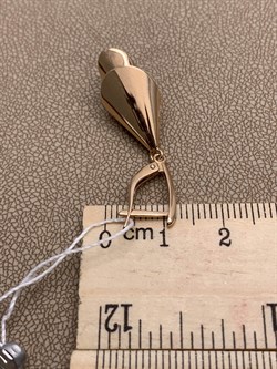 *Серьги цв Красное арт. 02-4137-00-000-1110-59-993 вес 4,51 г - фото 289964