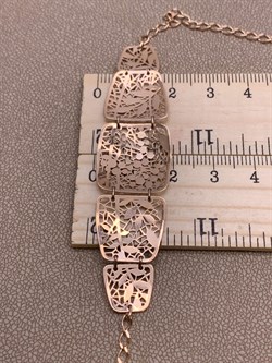 *Браслет Листья р.17-20 цв Красное арт. 05-0558-00-000-1110-48-224 вес 4,54 г - фото 290304 *Браслет Листья р.17-20 цв Красное арт. 05-0558-00-000-1110-48-224 вес 4,54 г - фото 290304