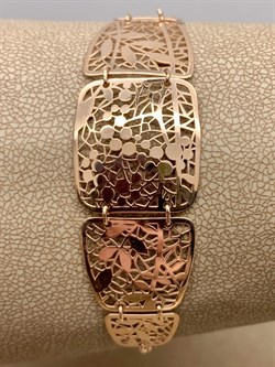 *Браслет Листья р.17-20 цв Красное арт. 05-0558-00-000-1110-48-224 вес 4,54 г - фото 290305 *Браслет Листья р.17-20 цв Красное арт. 05-0558-00-000-1110-48-224 вес 4,54 г - фото 290305