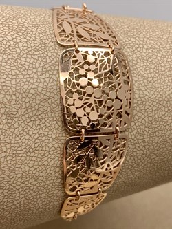 *Браслет Листья р.17-20 цв Красное арт. 05-0558-00-000-1110-48-224 вес 4,54 г - фото 290307 *Браслет Листья р.17-20 цв Красное арт. 05-0558-00-000-1110-48-224 вес 4,54 г - фото 290307