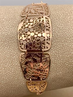 *Браслет Листья р.17-20 цв Красное арт. 05-0558-00-000-1110-48-224 вес 4,54 г - фото 290308 *Браслет Листья р.17-20 цв Красное арт. 05-0558-00-000-1110-48-224 вес 4,54 г - фото 290308