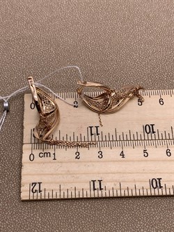 *Серьги цв Красное арт. 02-3752-00-000-1110-48-837 вес 3,71 г - фото 290361 *Серьги цв Красное арт. 02-3752-00-000-1110-48-837 вес 3,71 г - фото 290361