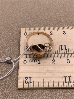 *Кольцо р.17 цв Красное арт. 01-5249-00-000-1110-42-532 вес 2,58 г - фото 290370