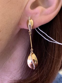 *Серьги цв Красное арт. 02-4278-00-000-1110-63-649 вес 4,11 г - фото 290391 *Серьги цв Красное арт. 02-4278-00-000-1110-63-649 вес 4,11 г - фото 290391