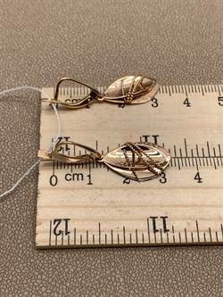 *Серьги цв Красное арт. 02-3991-00-000-1110-42-442 вес 3,25 г - фото 290402 *Серьги цв Красное арт. 02-3991-00-000-1110-42-442 вес 3,25 г - фото 290402