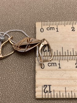 *Серьги цв Красное арт. 02-3991-00-000-1110-42-442 вес 3,25 г - фото 290404 *Серьги цв Красное арт. 02-3991-00-000-1110-42-442 вес 3,25 г - фото 290404