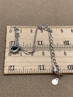 *Колье р.38-43 Голубой Топаз Лондон цв Белое арт. 06-1-062-11-601 вес 2,5 г - фото 290769 *Колье р.38-43 Голубой Топаз Лондон цв Белое арт. 06-1-062-11-601 вес 2,5 г - фото 290769