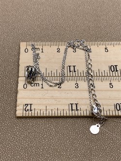 *Колье р.38-43 Голубой Топаз Лондон цв Белое арт. 06-1-062-11-601 вес 2,5 г - фото 290771 *Колье р.38-43 Голубой Топаз Лондон цв Белое арт. 06-1-062-11-601 вес 2,5 г - фото 290771