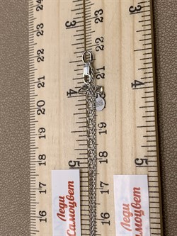 *Колье р.38-43 Голубой Топаз Лондон цв Белое арт. 06-1-062-11-601 вес 2,5 г - фото 290773 *Колье р.38-43 Голубой Топаз Лондон цв Белое арт. 06-1-062-11-601 вес 2,5 г - фото 290773