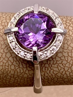 *Кольцо р.17 Аметист арт R00415-159 вес 3,34 г - фото 290855 *Кольцо р.17 Аметист арт R00415-159 вес 3,34 г - фото 290855