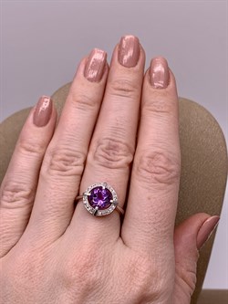 *Кольцо р.17 Аметист арт R00415-159 вес 3,34 г - фото 290859 *Кольцо р.17 Аметист арт R00415-159 вес 3,34 г - фото 290859