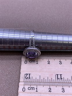 *Кольцо р.18 Аметист арт R00422-644 4,51 г - фото 290865