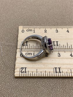 *Кольцо р.18 Аметист арт R00422-644 4,51 г - фото 290878