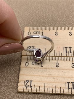 *Кольцо р.17,5 Аметист арт R00450-782 вес 2,12 г - фото 290903 *Кольцо р.17,5 Аметист арт R00450-782 вес 2,12 г - фото 290903