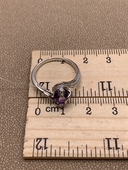 *Кольцо р.17,5 Аметист арт R00450-782 вес 2,12 г - фото 290904 *Кольцо р.17,5 Аметист арт R00450-782 вес 2,12 г - фото 290904