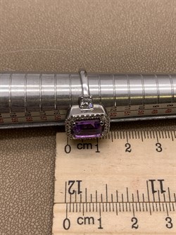 *Кольцо р.17,5 Аметист арт R00411-131 вес 4,56 г - фото 290915 *Кольцо р.17,5 Аметист арт R00411-131 вес 4,56 г - фото 290915