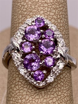 *Кольцо р.17 Аметист арт R00459-012 Вес 3,85 г - фото 290960 *Кольцо р.17 Аметист арт R00459-012 Вес 3,85 г - фото 290960