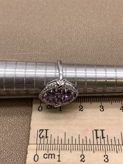 *Кольцо р.17 Аметист арт R00459-979 Вес 4,05 г - фото 290966