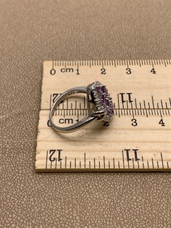 *Кольцо р.17 Аметист арт R00459-979 Вес 4,05 г - фото 290973