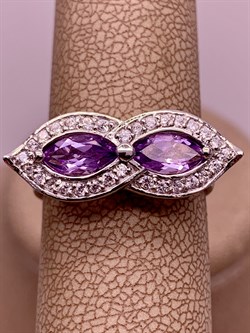 *Кольцо р.18 Аметист арт. R00451-482 Вес 3,77 г - фото 290995 *Кольцо р.18 Аметист арт. R00451-482 Вес 3,77 г - фото 290995