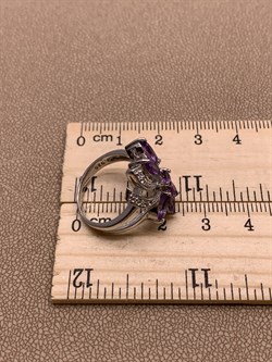 *Кольцо р.17 Аметист арт R00460-692 Вес 4,98 г - фото 291018 *Кольцо р.17 Аметист арт R00460-692 Вес 4,98 г - фото 291018