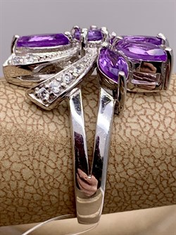 *Кольцо р.17 Аметист арт R00460-708 Вес 5 г - фото 291024 *Кольцо р.17 Аметист арт R00460-708 Вес 5 г - фото 291024