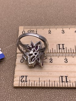 *Кольцо р.17 Аметист арт R00460-708 Вес 5 г - фото 291027 *Кольцо р.17 Аметист арт R00460-708 Вес 5 г - фото 291027