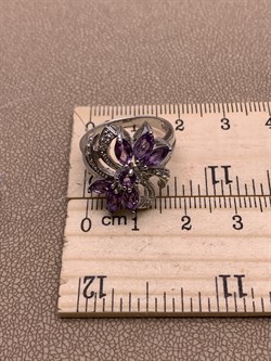 *Кольцо р.17 Аметист арт R00460-708 Вес 5 г - фото 291028 *Кольцо р.17 Аметист арт R00460-708 Вес 5 г - фото 291028