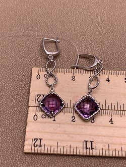 *Серьги Аметист арт E00486-962 Вес 5,42 г - фото 291035 *Серьги Аметист арт E00486-962 Вес 5,42 г - фото 291035