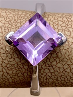 *Кольцо р.17,5 Аметист арт R00401-500 вес 3,51 г - фото 291050 *Кольцо р.17,5 Аметист арт R00401-500 вес 3,51 г - фото 291050