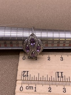 *Кольцо р.17,5 Аметист арт R00449-188 вес 4,45 г - фото 291066 *Кольцо р.17,5 Аметист арт R00449-188 вес 4,45 г - фото 291066