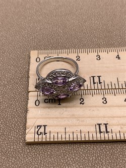 *Кольцо р.17,5 Аметист арт R00449-188 вес 4,45 г - фото 291073 *Кольцо р.17,5 Аметист арт R00449-188 вес 4,45 г - фото 291073