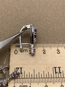 *Серьги Аметист арт. E00452-854 Вес 4,99 г - фото 291079 *Серьги Аметист арт. E00452-854 Вес 4,99 г - фото 291079