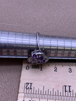 *Кольцо р.17,5 Аметист арт. R00416-708 Вес 2,85 г - фото 291091 *Кольцо р.17,5 Аметист арт. R00416-708 Вес 2,85 г - фото 291091