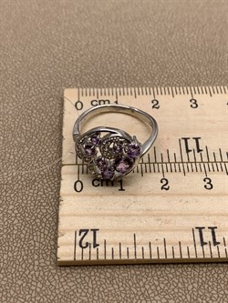 *Кольцо р.17,5 Аметист арт. R00416-708 Вес 2,85 г - фото 291102 *Кольцо р.17,5 Аметист арт. R00416-708 Вес 2,85 г - фото 291102