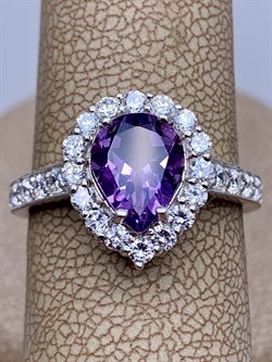 *Кольцо р.18 Аметист арт. R00402-559 Вес 3,65 г - фото 291106 *Кольцо р.18 Аметист арт. R00402-559 Вес 3,65 г - фото 291106