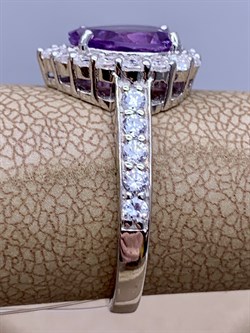 *Кольцо р.18 Аметист арт. R00402-559 Вес 3,65 г - фото 291110 *Кольцо р.18 Аметист арт. R00402-559 Вес 3,65 г - фото 291110