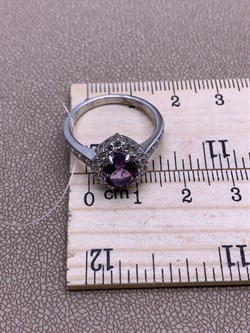 *Кольцо р.18 Аметист арт. R00402-559 Вес 3,65 г - фото 291113 *Кольцо р.18 Аметист арт. R00402-559 Вес 3,65 г - фото 291113