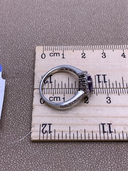 *Кольцо р.18 Аметист арт. R00402-559 Вес 3,65 г - фото 291114 *Кольцо р.18 Аметист арт. R00402-559 Вес 3,65 г - фото 291114